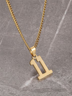 Numbers Pendent For Men's