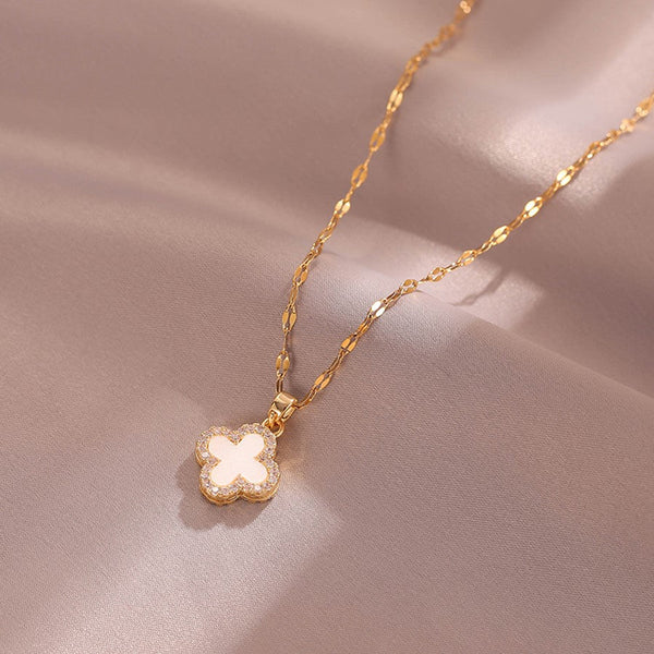 18K Gold Plated Harmony Stones Pendant