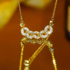 Royal  five emperors coin necklace(18k gold plated)