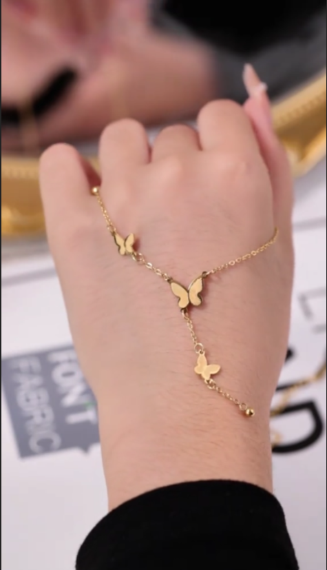 18K Gold Plated Butterfly Necklace
