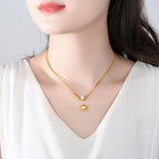 18k Golden Necklace Pendant for Women