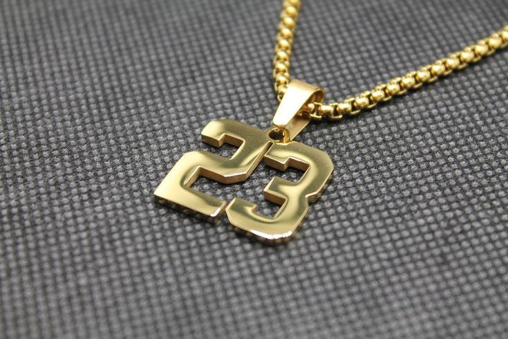 Numbers Pendent For Men's