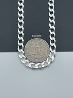 Solid 925 Sterling Silver Cuban Link Chains Men's Women's Curb Necklace