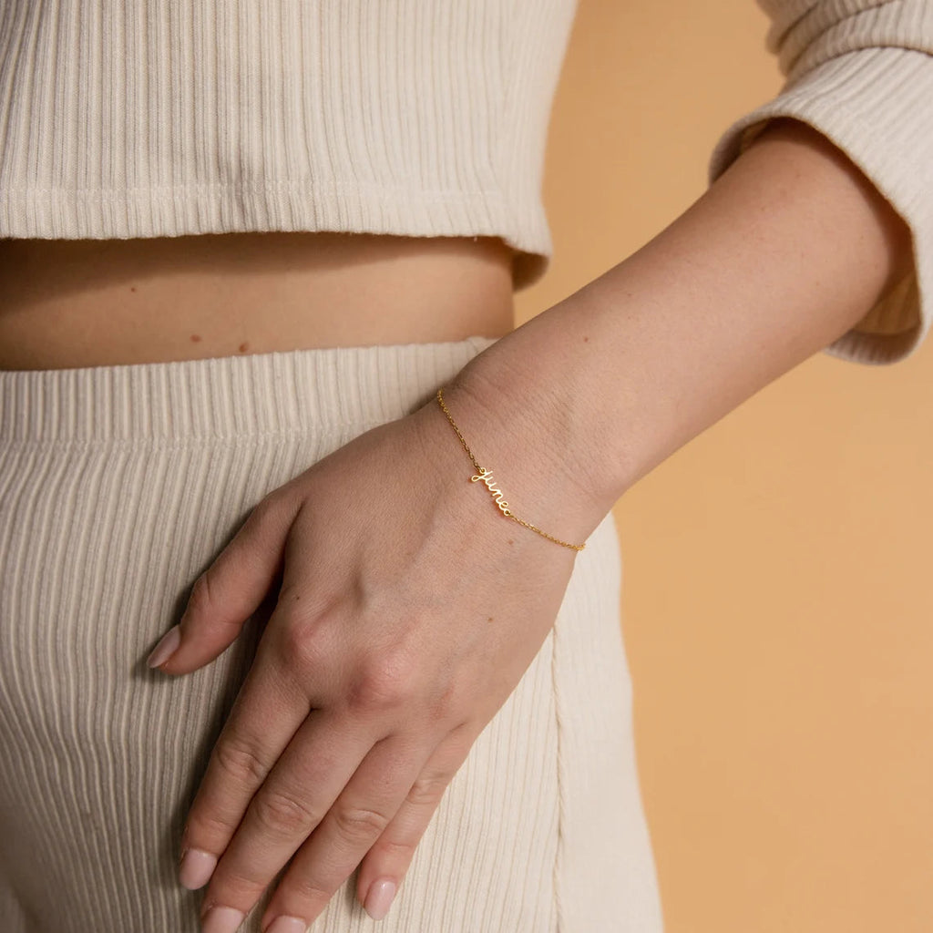 Tiny Name Bracelet - Most Sold