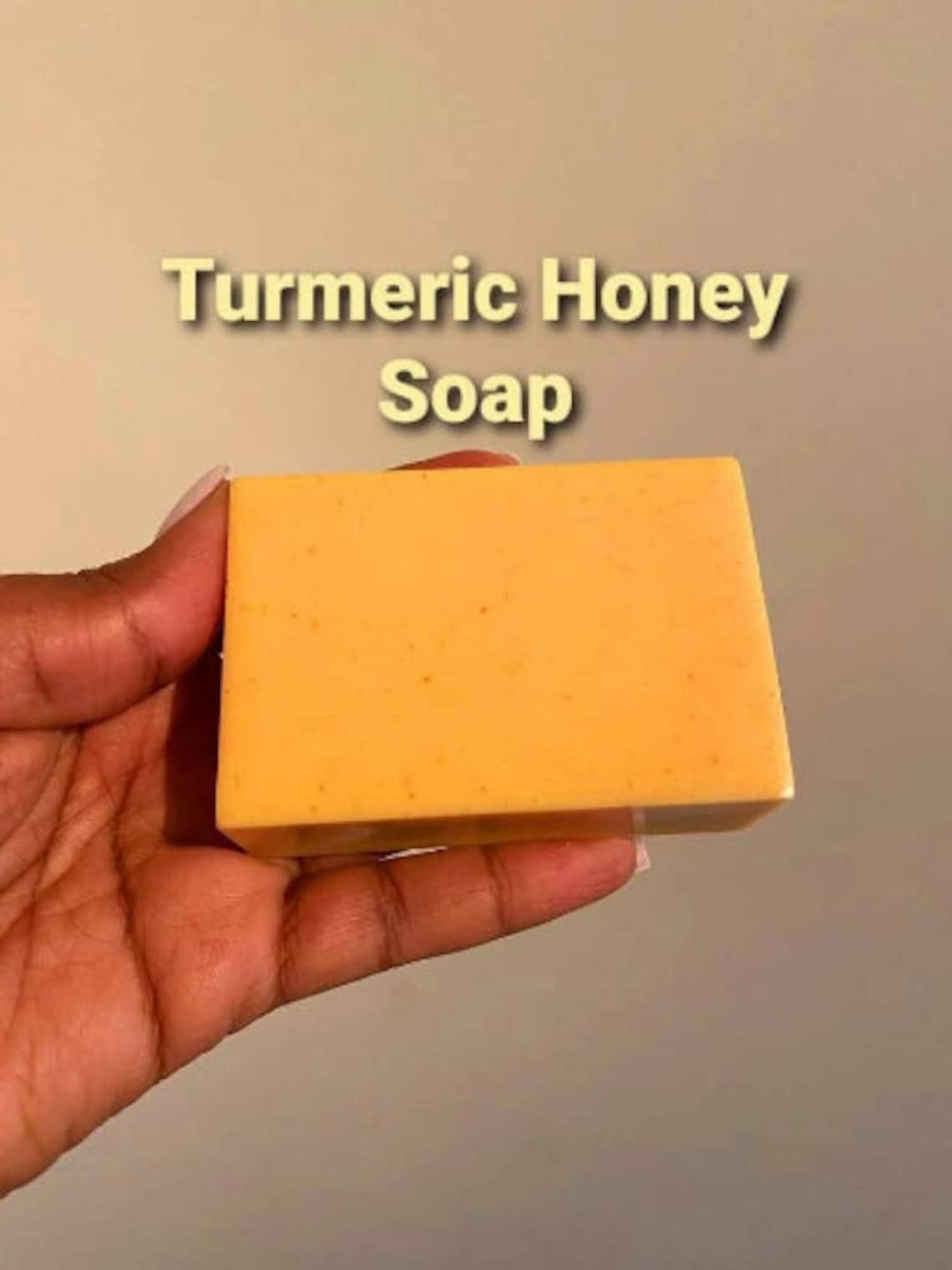 Turmeric Honey Soap, 100% Natural Organic, Body Wash, Skin, Face Wash