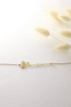 Birth flower Name Bracelet