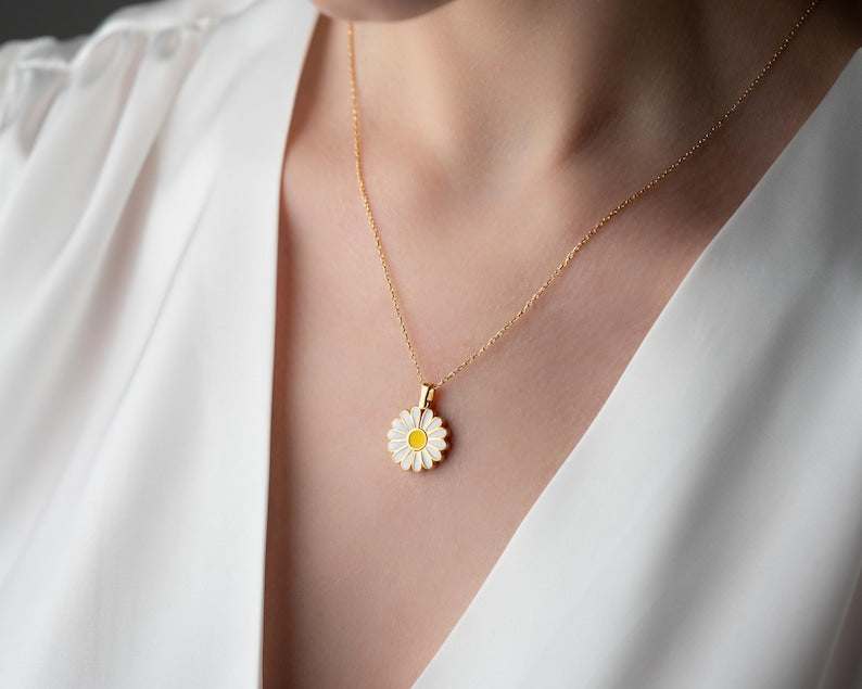 Flower 🌸 Hidden Message Necklace