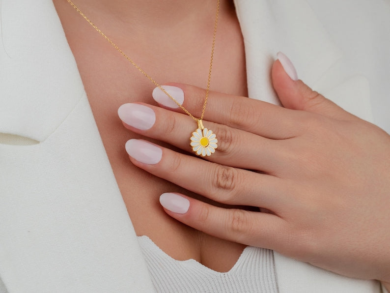 Flower 🌸 Hidden Message Necklace